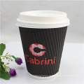 9oz Disposable Hot Coffee Paper Cup with Lids